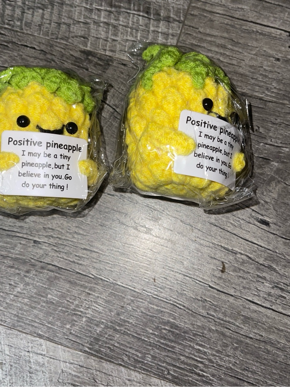 Positive Pineapple Plush  - Yellow & Green